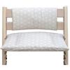 Blausberg Baby set Junior * 31 colori * per seggiolone Stokke Tripp Trapp (senza fessura per cuscino di seduta) - riduttore per sedile - Happy Star Beige Induit