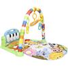 HUOLE Baby Piano Palestra, Kick and Play New-Born Baby Play Tappetino da gioco con musica e luci, Baby Gym Jungle Play Mats, Giocattoli regalo per neonati e bambini(80 * 41 * 48 cm (verde))