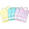 Tex family Bavaglini Asilo 100% Cotone con Tela AIDA da Ricamare, 25x34 cm, Set Bavette Personalizzabili Io Mi Chiamo, Made in Italy - 6 PEZZI BAMBINA FEMMINA