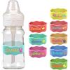 DUOYUN 4 PCS Etichette Personalizzate per Biberon per l'asilo Nido, Etichette Per Bottiglie d'acqua, Bande di Nome in Silicone Personalizzate, per Bambini Tazze Cinghie di Presa - Lavabile - Riutilizzabile