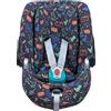 JYOKO Kids Fodera per seggiolino Auto in Cotone Compatibile con Cybex Aton Cloud-Q-M-2-4-5 (ATON Q, Happy Dino)