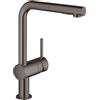 Grohe Minta rubinetto da cucina, estraibile, orientabile, 30274A00, Minta hard graphite [Rubinetteria da Cucina > Rubinetti da Cucina]