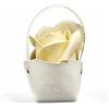 oggettando SET 12 Segnaposto Rosa di sapone profumata Matrimonio, Nascita, Battesimo, Comunione, Laurea, Cresima, 18, 25 e 50 anni, Anniversari e Compleanni (Avorio)