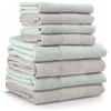Mirabello Carrara set spugna 8 pezzi CARRARA articolo MOOD (Grey e Green)