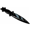 vuagmiv Obsidian Athame Dagger Wicca Ritual Tool, Pentacolo di Pietre preziose Nere Wiccan Supplies e Strumenti per Altare (Non affilato)