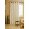 GBiancheria Tenda JASMINE Tinta Unita 140x290 cm con Anelli in Alluminio Ø4cm - Tendaggio Moderno Elegante per Soggiorno, Camera da Letto, Cucina - 1 Pannello Lavabile 100% Poliestere (Bianc)