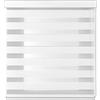Giosal Tenda a Rullo NIGHT AND DAY Doppio Strato Giorno e Notte Premium Con Cassonetto Bianco E Catenella In Alluminio Tenda Per Finestra o Porta Protezione Solare Varie Misure E Colori (Bianco001, 210x300)
