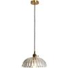 KXKLGWHN Lampada da soffitto a incasso, lampada a sospensione in vetro metallizzato in stile nordico, paralume a sospensione in vetro creativo a forma di ciotola, faro a testa singola a vite E27, appa