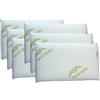 cuscini fiber - 6 Cuscino Memory Foam 11cm, Cuscini Letto Matrimoniale Ortopedici con Fodera in Aloe Vera Sicura per la Pelle, Guanciale Letto Made in Italy, Cuscino Antiacaro Anallergico