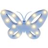 Vicila Farfalla Luci Marquee Signs, Luci notturne a batteria a forma di farfalla, lampada da tavolo per bambini, bambini, ragazze, cameretta dei bambini, decorazione da parete (blu)