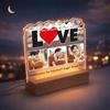 PV Grafik® Regalo San Valentino per lui Personalizzato, Lampada con Foto Personalizzata, Quadro Fidanzata,Regalo Fidanzato, Idea Romantica per lei, San Valentino per lei (LedLove)