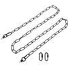 NIYANGLE Catena Decorativa in Ferro Nera 3,5x0,9 M Accessori per Illuminazione a Sospensione, Kit Completo per Lampade a Sospensione e Luci Decorative da Soffitto per Uso Domestico