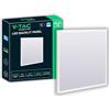 V-TAC Pannello LED da Incasso 36W - Chip Samsung - Lampada Quadrata 60x60 cm - 4320 Lumen - IP20 - per Soffitto, Ufficio, Casa, Negozio - Plafoniera - Luce 4000K Bianca Naturale