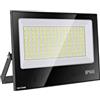 DISCORAMA FARI LUCE FREDDA DA ESTERNO 50W 100W 150W 200W 300W 400W 500W 600W FARI IMPERMEABILI IP66, ALTA LUMINOSITA' PER CORTILE, GARAGE, GIARDINO (150)