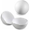 Knorr Prandell Sfera di polistirolo divisibile, Bianco, Durchmesser 25cm