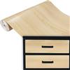 DecoMeister Pellicola Adesiva per Mobili 90x100 cm - Carta Adesiva Effetto Legno per Rivestimento Mobili Cucina e Armadio - Pellicola Decorativa Lavabile e Impermeabile - Legno Acero