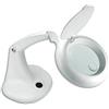Unilux 400108074 Lampada Mini Zoom da Tavolo a LED 5.9 W, Moderna, Interruttore On-Off sulla Base, per Lavori di Precisione, per Ufficio, Scrivania, Colore Bianco
