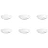 IKEA OFTAST - Set di 6 piatti fondi, 20 cm, colore: Bianco