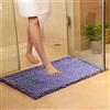 ele ELEOPTION Soft Shag Tappetino da Bagno Tappeto Cucina Porta Porta Piedini Tappetino Striscia Antiscivolo Zerbino Assorbente Tappetini da Bagno Doccia Shaggy Carpet - 50 x 80 cm, Viola