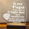 Generic Lampada led personalizzata, Luce notturna decorativa, Lampada notturna a led, base in legno e cavo usb. IDEA REGALO, MAMMA, Papà, NONNA,NONNI, (SUPER PAPA')