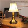 ACMHNC Lampada da Tavolo Senza Fili, Lampada da tavolo Ricaricabile USB in Stile Vintage, Lampada da Comodino Camera da letto Touch Dimmerabile, Paralume in Tessuto,Bianco Caldo