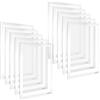 POPPSTAR Cornice magnetica A4 autoadesiva con chiusura magnetica, bianco, 10 pezzi