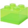 Room Copenhagen LEGO Aufbewahrungsstein STORAGE BRICK 4 TOP LID, hellgr?n transluzent-hellgr?n, 4 Noppen, aus PPR, 5,7 Liter, - 1 St?ck (40090806)