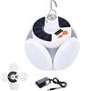 POCKETMAN Lampada solare da terra, lampada da campeggio per esterni, ricarica solare, 5 modalità LED