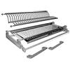 VI.TEL. Kit Scolapiatti a molla Acciaio Inox con Supporto Vasca e telaio griglia portapiatti (86 cm per pensile 90 cm)