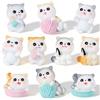 YskerrigToy Gatto Figure, 10 Pezzi Figurine Gatto, Cat Figure, Miniatura Gatto Figurine, Mini Cat Cake Topper, per Auto da Casa Decorazioni Festa