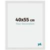 yd. Your Decoration - Cornice 40x55 cm - Bianco Opaco - Decorativa Parete in Legno con Vetro in acryl - Antiriflesso - 40x55 Cornice - Mura