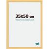 yd. Your Decoration - Cornice 35x50 cm - Faggio Decorativo - Decorativa Parete in Legno con Vetro in acryl - Antiriflesso - 35x50 Cornice - Mura