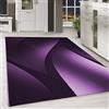 SIMPEX Tappeti a Pelo Corto, Disegno Astratto, Tappeto Viola, 140 x 200 cm, Tappeti in Stile Moderno, Tappeto Soggiorno