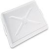 Giganplast GIG 9195M Coperchio per Cassetta Portaimpasto, 60 x 40 x 3 cm, Bianco