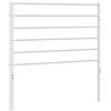 vidaXL Testiera di Ricambio in Metallo Bianco 80 cm
