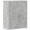 vidaXL Armadietto portaoggetti legno ingegneria grigio calcestruzzo 60x32x77,5 cm
