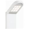 TAO LUCE RISE Single, Faretto LED da Parete per Esterno, Finitura Bianco Satinato, Illuminazione Minimalista per Facciate, Ingressi e Terrazze, 6W, 600 Lumen, IP66, Altezza 19,7 cm