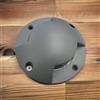 Partenopeautensili® Faretto calpestabile pavimento LED segnapassi radente impermeabile da 6 watt carrabile 2 finestre doppia emissione luce 12V IP65 4000K By wisdom (Biemissione, Grigio antracite)