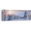 ARTTOR Quadro su Tela Avventura alpi inverno neve Stampe da Parete 90x30cm Quadri Moderni Soggiorno Camera da Letto Cucina 1 pezzo Piccoli Decorazione Murale Wall Art Canvas Grafica Immagini AB90x30-2433