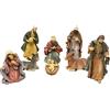 Joy Christmas Nativita' Presepe 15 cm Set 8 Pezzi, 48208