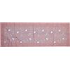 Russo Tessuti Centro Runner Striscia Decoro Arredo Tavolo Cucina Salone Living Cuori Love Paris-Rosa Cipria