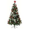 Kasaviva, Albero di Natale Artificiale Cervino (senza addobbi), per Ambiente Natalizio, Decora il Natale in Casa, montaggio semplice e veloce (210 cm)