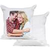 Generico Cuscino Bicolore 40x40 cm Personalizzabile con Foto (Bianco)
