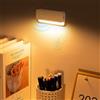 TZSMUM LED Applique da Parete Interno con Sensore di Movimento Lampada da Parete Ricaricabile USB Lampada a Muro con 3 Modalità (Auto/ON/OFF) 2700K per Camere da Letto Cucina Corridoio (Bianco,1 Pezzi)