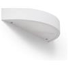 LEDKIA LIGHTING Applique da Parete di Gesso Doppia Illuminazione Upinde Bianco R7S