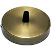 DC VOLTAGE Rosone da soffitto, per lampadario a sospensione, con raccordi, diametro 100 mm, plastica, Ottone anticato, Side Fitting Type