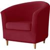 moismk Velluto Copripoltrona Chesterfield 1/2 Pezzi,1 Posto Elasticizzato Fodere Copripoltrona, Fodera Poltrona Club Tullsta per Bar Soggiorno Camera da Letto Reception ( Color : #19 , Size : 2-piece set )