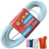 parpyon® Filo per stendere il bucato da esterno 50MT x d.4,5mm Resistente filo stendibiancheria per esterno Made in Italy Cavetto in Acciaio rivestito