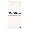 Dutch Frame Factory - Cornice 50x100 cm - Bianco Lucente - Cornice per foto in Plastica con vetro plastico Antiriflesso - Cornice portafoto 50x100 cm - Easy