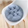YOUGANG Set di 2 cuscini per sedie da interno ed esterno rotondi per cucina e sala da pranzo, cuscino per seduta a pavimento rotondo da 30/40/45/50 cm, comodo cuscino per sedile auto (Grigio, 30 cm)